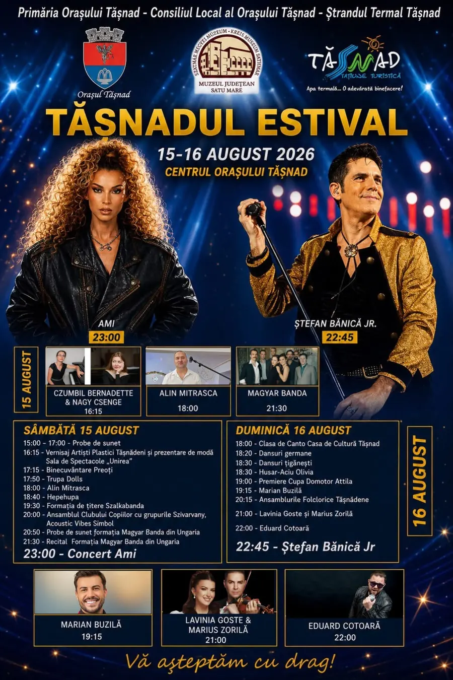 Afiș Tășnadul Estival 2026