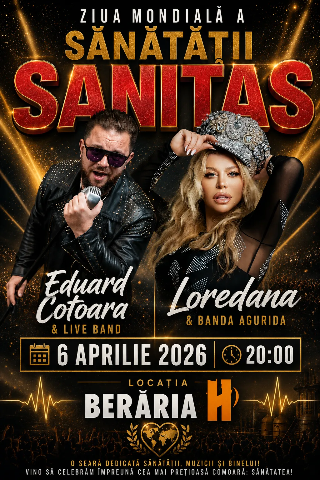 Afiș Loredana Groza & Eduard Cotoară